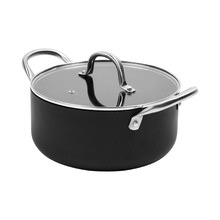 Meteore 4.8L Non-Stick Casserole Dish with Glass Lid